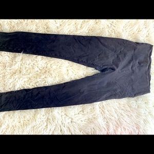 Charcoal distressed leggings